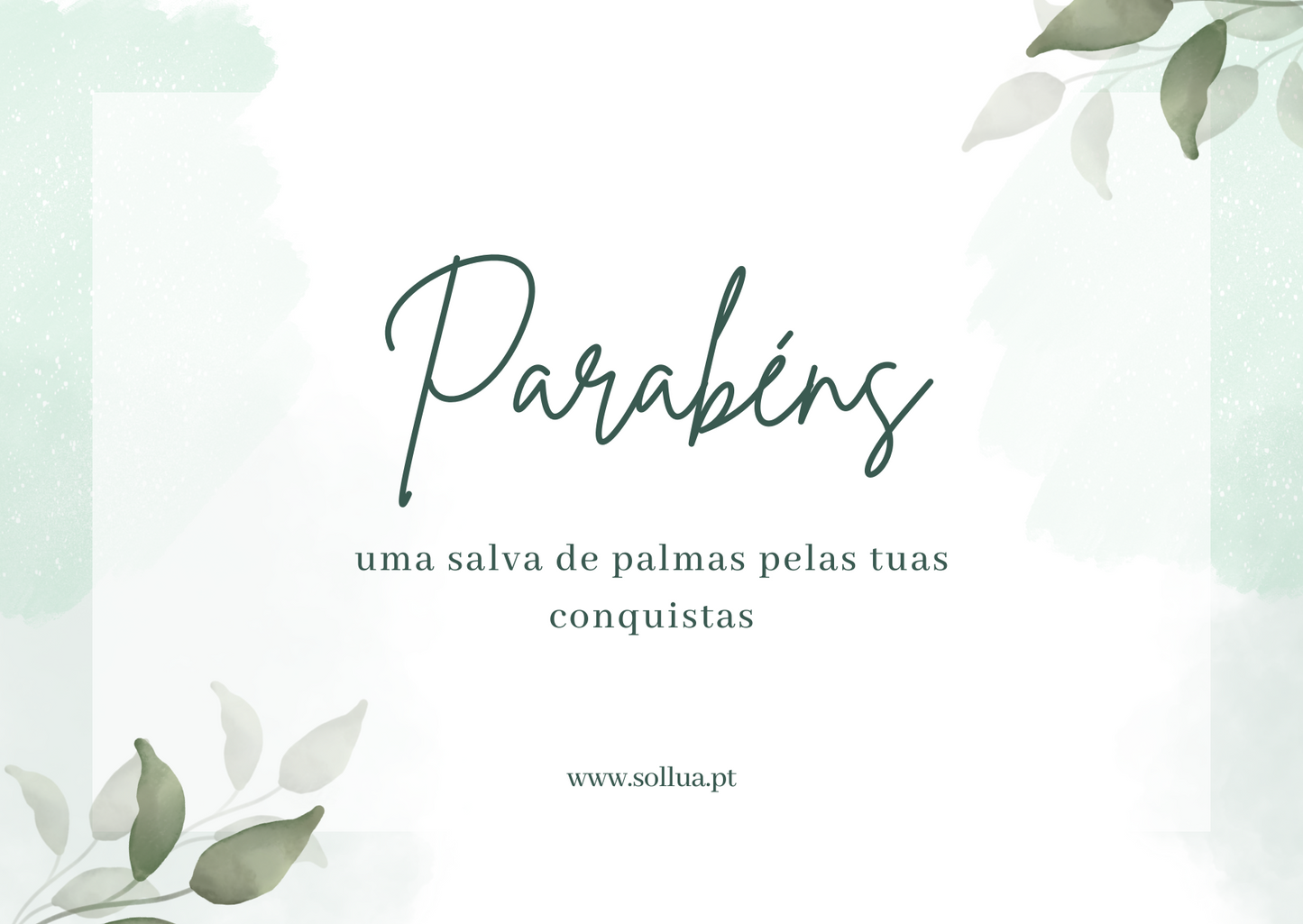 Cartão Parabéns