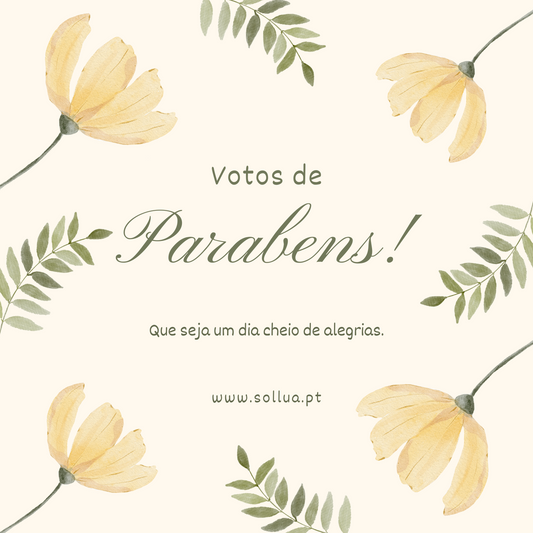 Cartão Parabéns